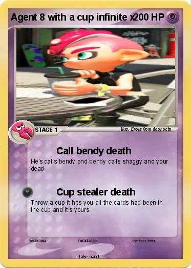 Pokemon Agent 8 with a cup infinite x