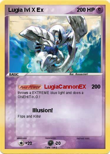 Pokemon Lugia lvl X Ex