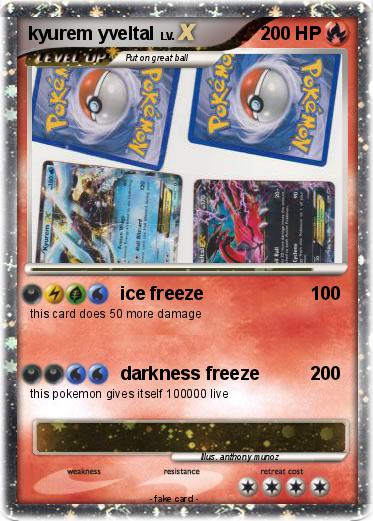 Pokemon kyurem yveltal
