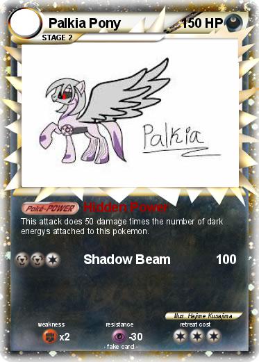 Pokemon Palkia Pony