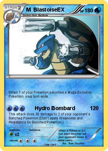 Pokemon M  BlastoiseEX
