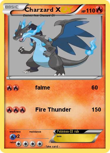Pokemon Charzard X