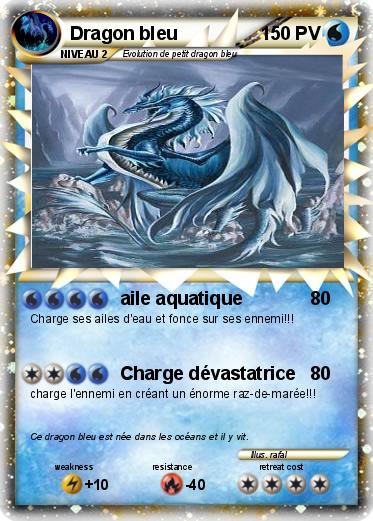 Pokemon Dragon bleu
