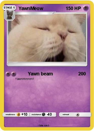 Pokemon YawnMeow