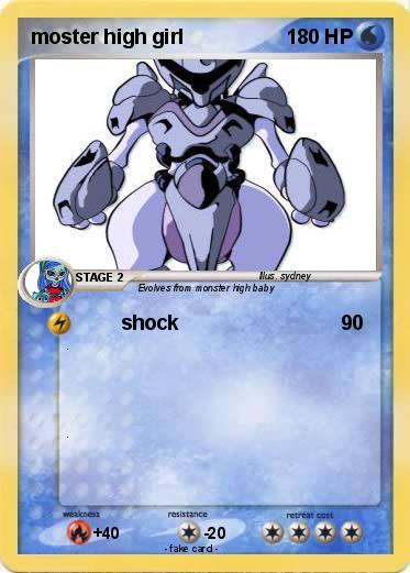 Pokemon moster high girl