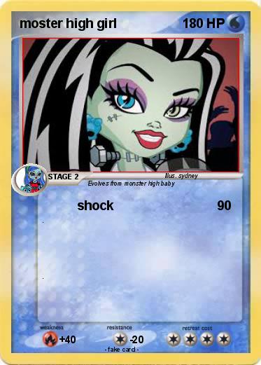Pokemon moster high girl