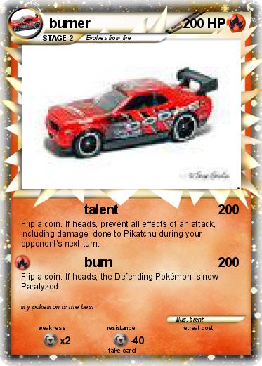 Pokemon burner