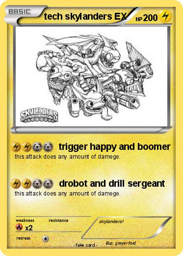 Pokemon tech skylanders EX