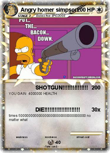 Pokemon Angry homer simpson