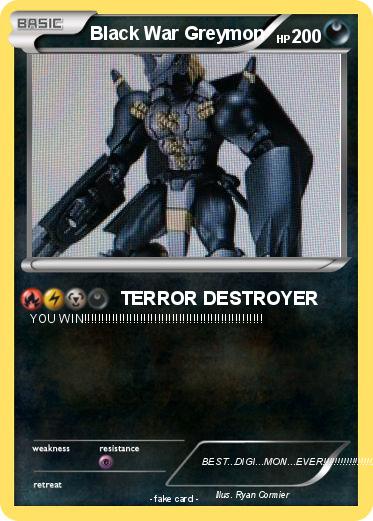 Pokemon Black War Greymon