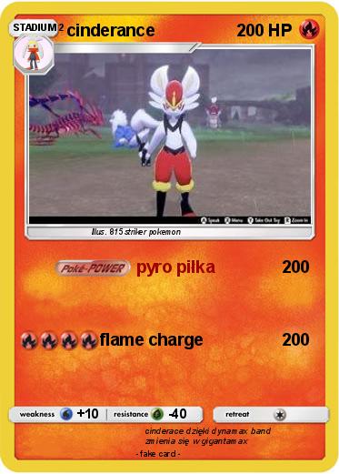 Pokemon cinderance