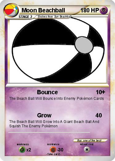 Pokemon Moon Beachball