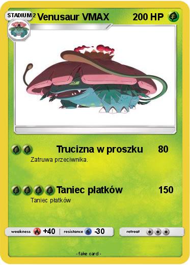 Pokemon Venusaur VMAX