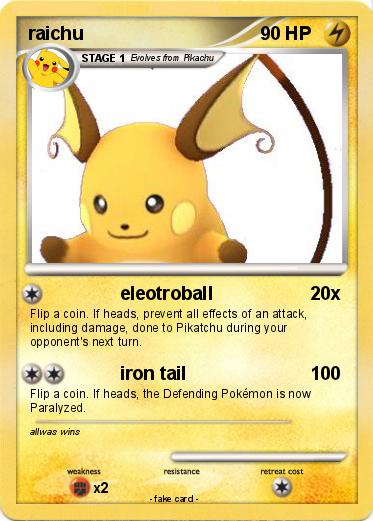 Pokemon raichu