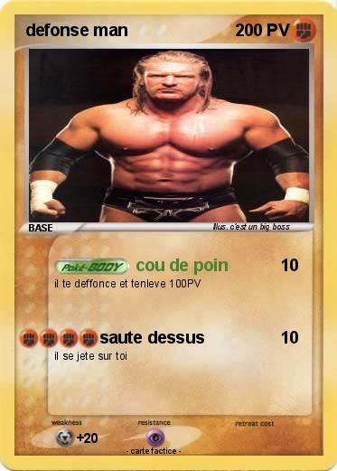 Pokemon defonse man