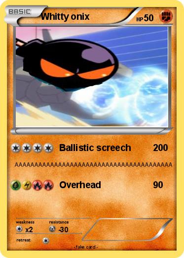 Pokemon Whitty onix