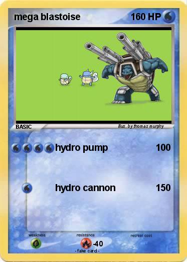 Pokemon mega blastoise
