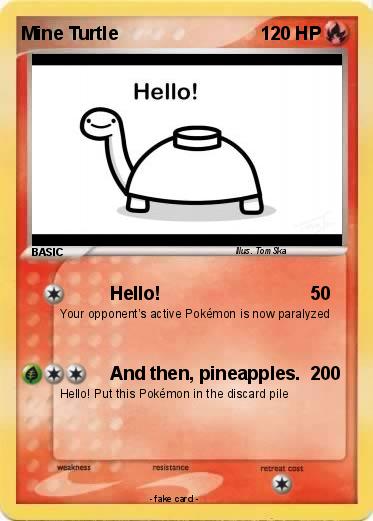 Pokemon Mine Turtle