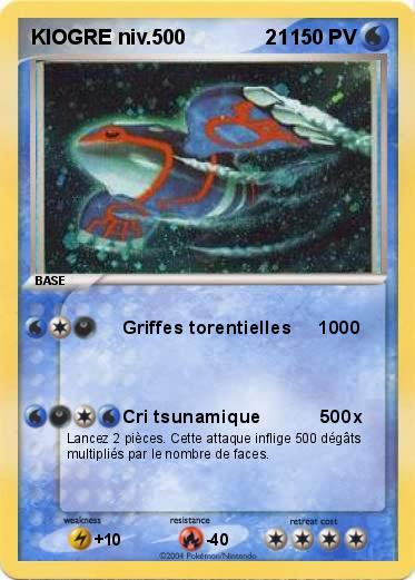 Pokemon KIOGRE niv.500              21
