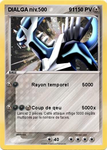 Pokemon DIALGA niv.500               91