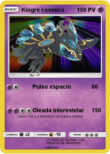 Pokemon Kiogre cosmico