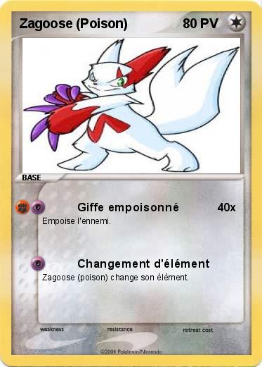 Pokemon Zagoose (Poison) 