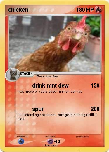 Pokemon chicken