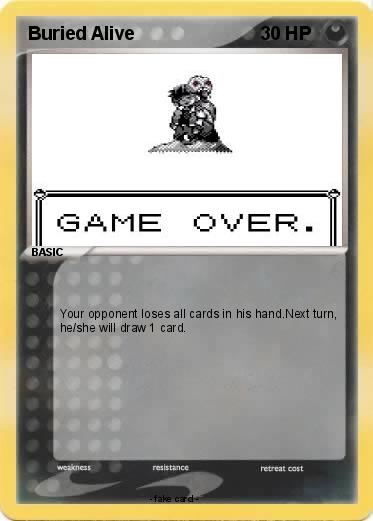 Pokemon Buried Alive