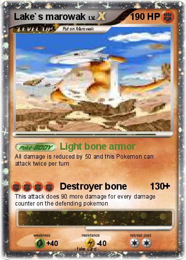 Pokemon Lake`s marowak