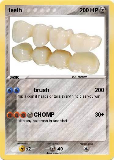 Pokemon teeth