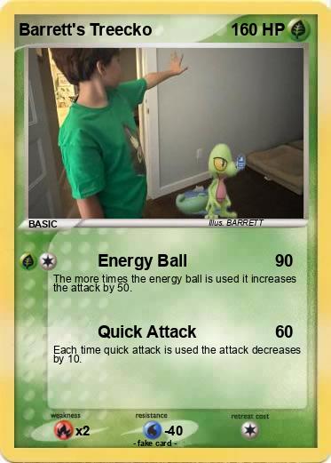 Pokemon Barrett's Treecko