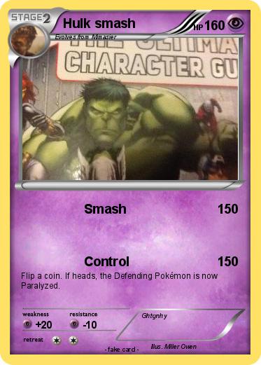 Pokemon Hulk smash