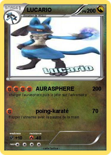 Pokemon LUCARIO
