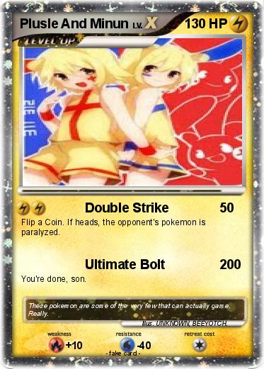 Pokemon Plusle And Minun