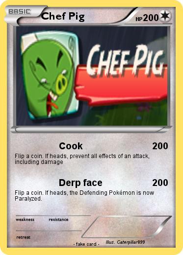 Pokemon Chef Pig