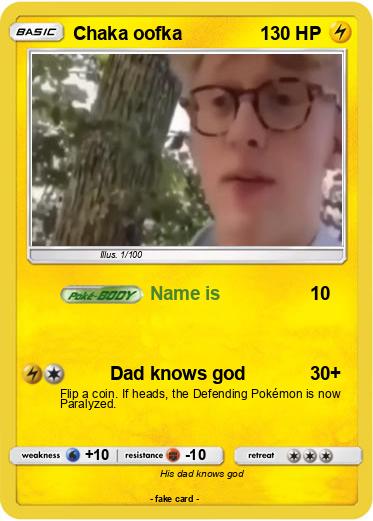 Pokemon Chaka oofka