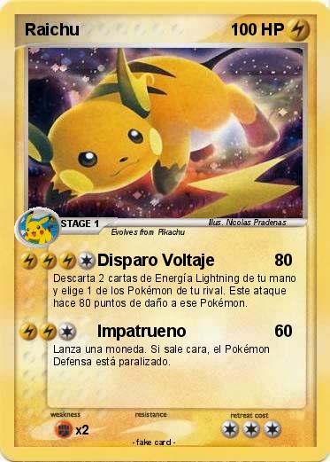 Pokemon Raichu