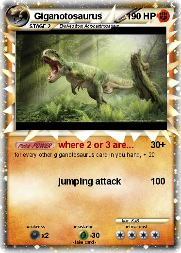 Pokemon Giganotosaurus