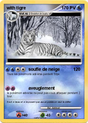 Pokemon with tigre