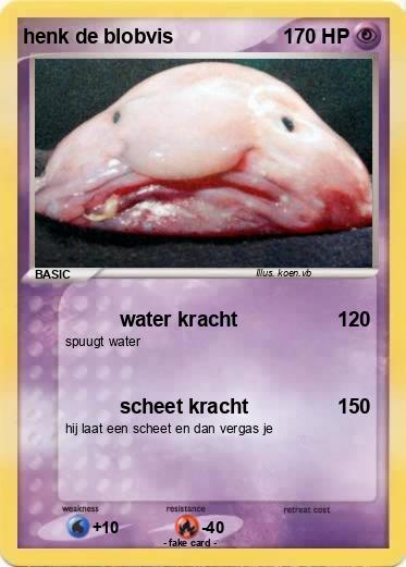 Pokemon henk de blobvis