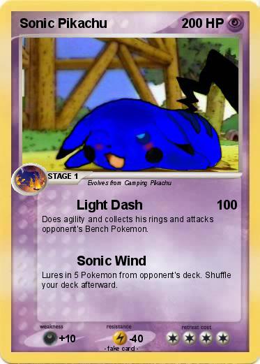 Pokemon Sonic Pikachu