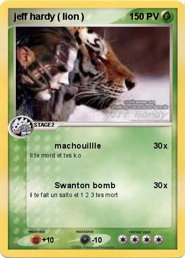 Pokemon jeff hardy ( lion )