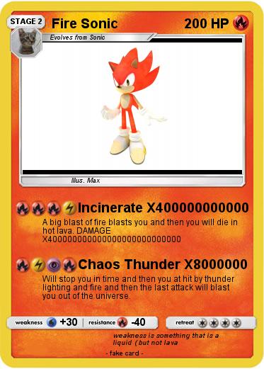 Pokemon Fire Sonic