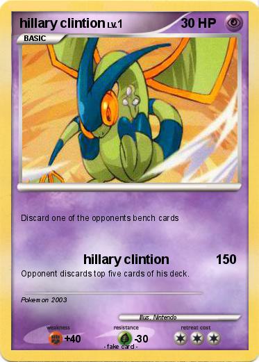 Pokemon hillary clintion