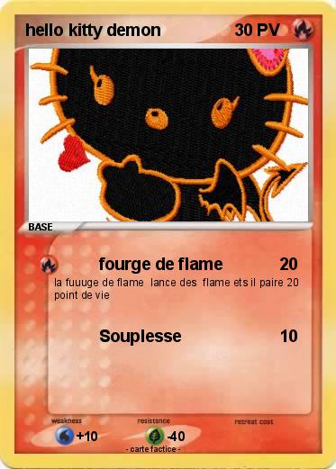 Pokemon hello kitty demon