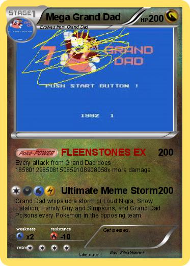 Pokemon Mega Grand Dad