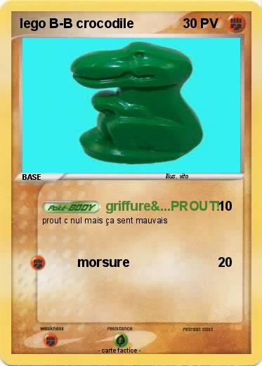 Pokemon lego B-B crocodile