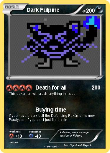 Pokemon Dark Fulpine