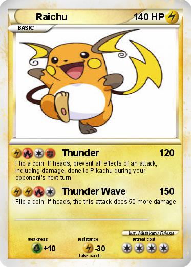 Pokemon Raichu