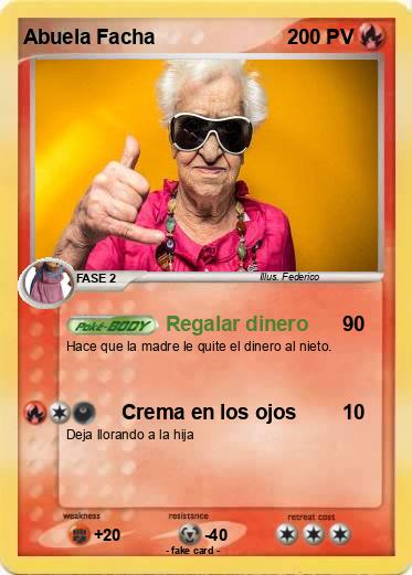 Pokemon Abuela Facha